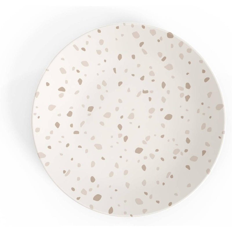 TervisHome Melamine - 12 - Piece Dinnerware Set Sandstone Durable Stoneware - Like Quality, Dishwasher Safe, Indoor and Outdoor Use