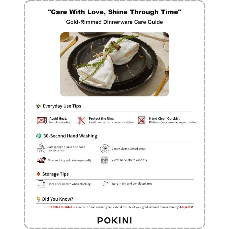 12pcs Black Golden Splash Marble Porcelain Dinnerware Set | Modern Luxury Dish Set for 4 People, Fine China Plates and Bowls for Formal Dinners and Anniversaries