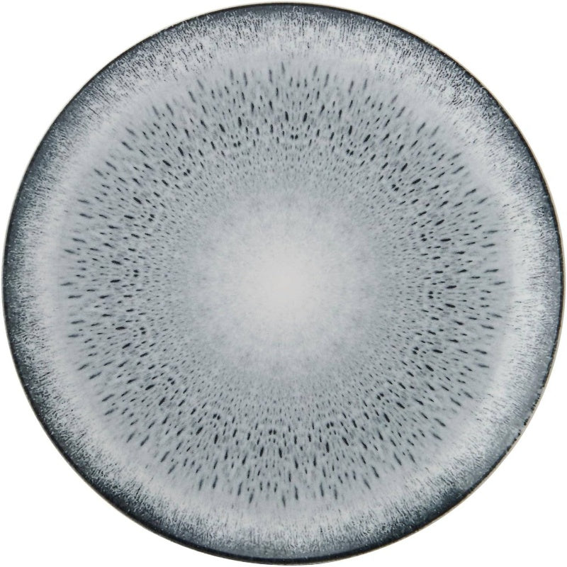 12pcs Matteo Dinnerware Plate Bowl Set | Octagonal Gray Plates and Bowls, Servie 4