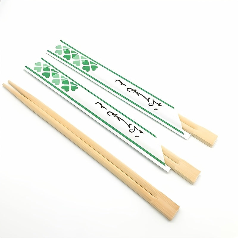 30 Pairs Of Solid Non-fragmented Chopsticks | Individually Packaged Disposable Wooden Chopsticks | Best for Sushi And Asian Dishes.