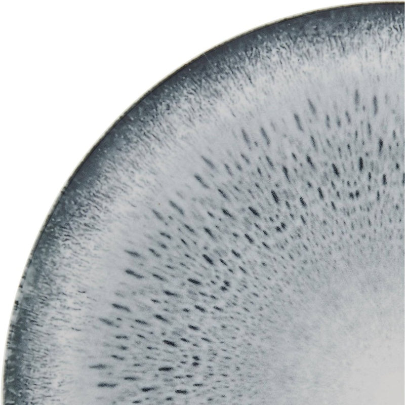 12pcs Matteo Dinnerware Plate Bowl Set | Octagonal Gray Plates and Bowls, Servie 4